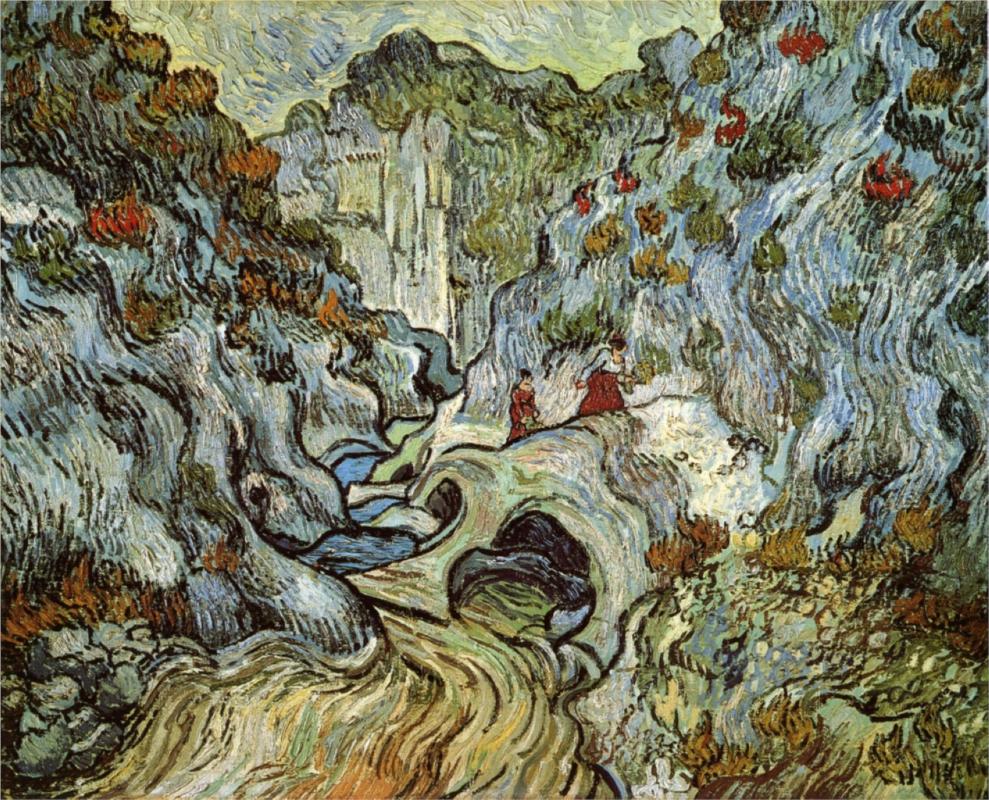 The ravine of the Peyroulets - Van Gogh Painting On Canvas